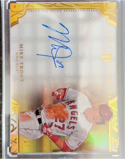 2019 Topps Tribute #10 Mike Trout — front