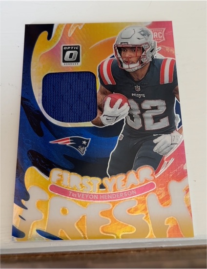 2025 Panini Donruss Optic First Year Fresh #Treveyon Henderson — front