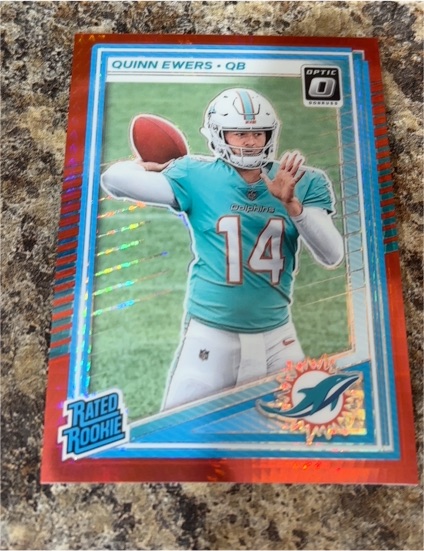 2025 Panini Donruss Optic #213 Quinn Ewers Rated Rookie — front