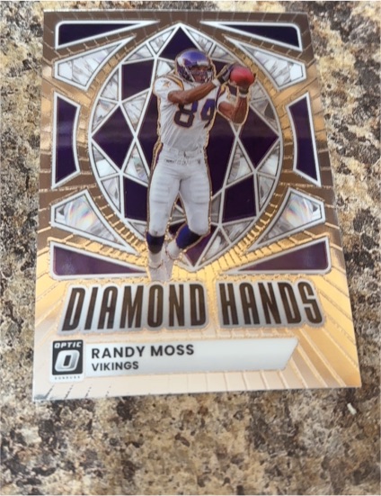 2025 Panini Donruss Optic #9 Randy Moss Diamond Hands — front