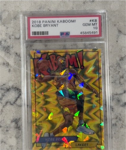 2018 Panini Kaboom! #KB Kobe Bryant — front