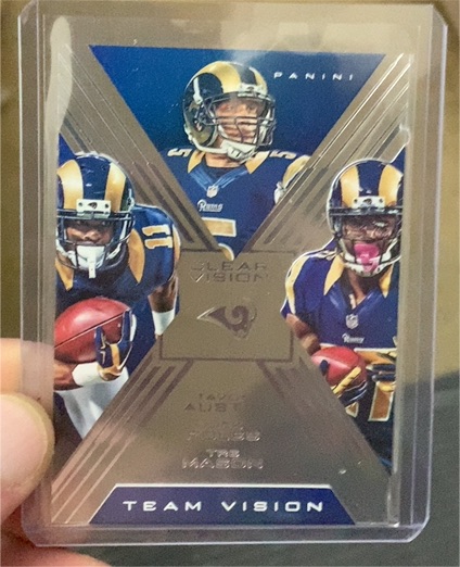2015 Panini Clear Vision Team Vision #TV-9 Terrence Austin, Austin Pettis, Terrance Williams — front