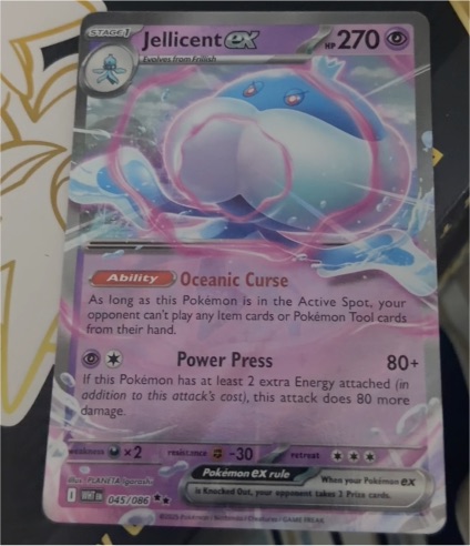 2025 Pokémon SV White Flare #045 Jellicent ex — front