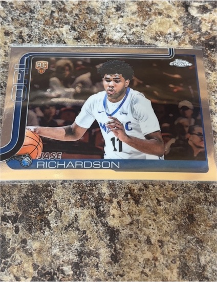 2025-26 Topps Chrome #275 Jase Richardson — front