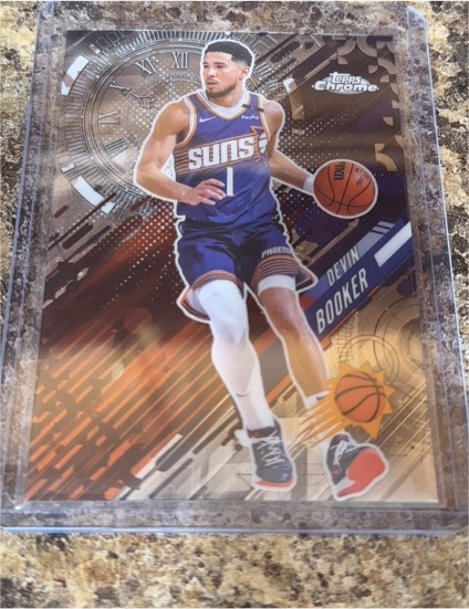 2025-26 Topps Chrome #GT-4 Devin Booker Go Time — front