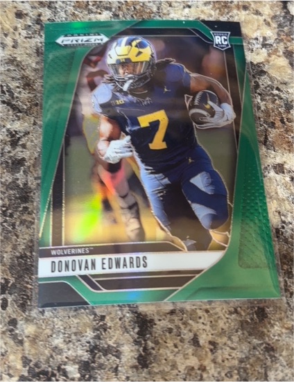 2025 Panini Prizm Draft Picks #65 Donovan Edwards — front