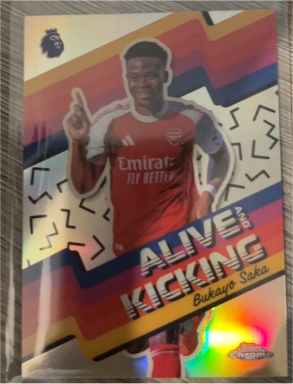 2026 Topps Chrome Premier League #AK-16 Bukayo Saka — front