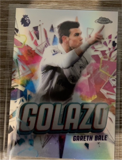 2026 Topps Chrome Premier League Golazo #GZ-12 Gareth Bale — front