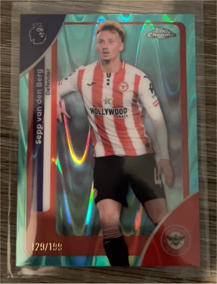 2026 Topps Chrome Premier League #38 Sepp van den Berg — front