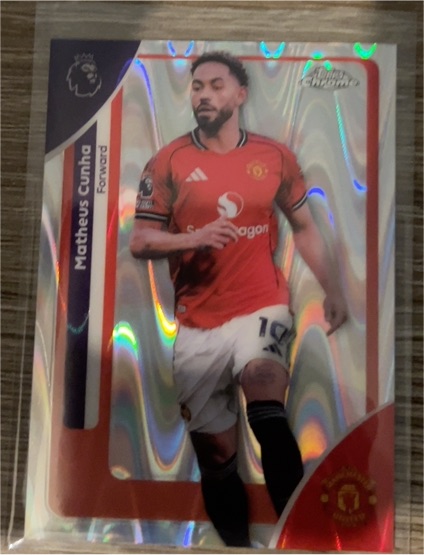 2020 Topps Chrome Premier League #10 Matheus Cunha — front