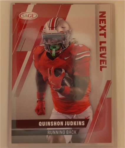 2025 SAGE #97 Quinshon Judkins Next Level — front