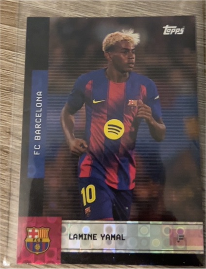 2025 Topps FC Barcelona Team Set #14 Lamine Yamal — front