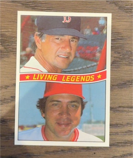 1984 Donruss #B Living Legends Johnny Bench & Carl Yastrzemski — front