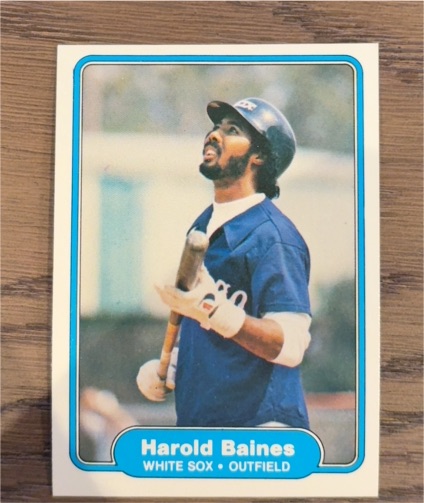 1982 Fleer #336 Harold Baines — front