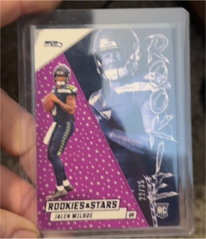 2025 Panini Rookies & Stars Rookie Exclusive #8 Jalen Milroe — front