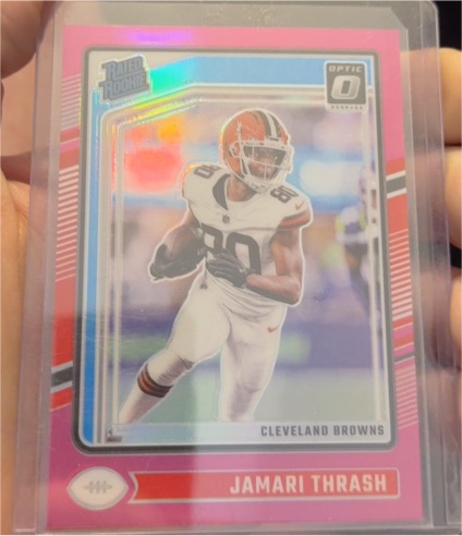 2024 Donruss Optic #241 Jamari Thrash Rated Rookie Pink — front