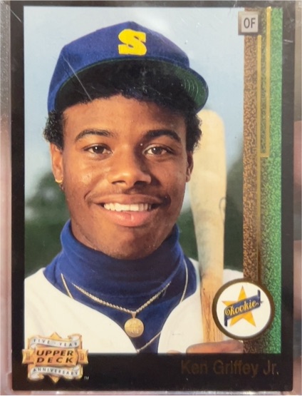 1993 Upper Deck Ken Griffey Jr. #A1 Five Year Anniversary Rookie — front