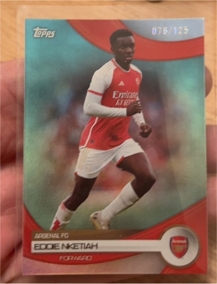 2023-24 Topps #25 Eddie Nketiah — front