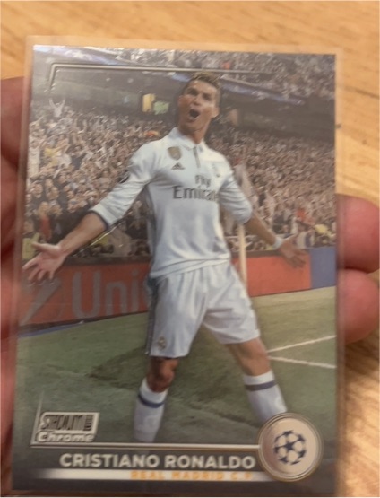 2022-23 Topps Stadium Club Chrome UEFA #7 Cristiano Ronaldo — front