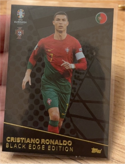 2024 Topps Match Attax UEFA EURO #BE7 Cristiano Ronaldo — front