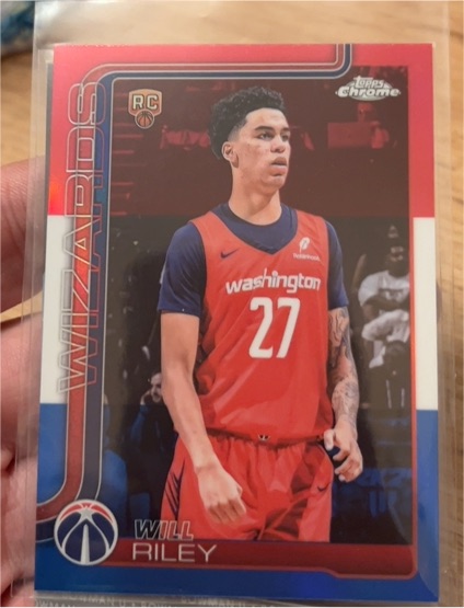 2025-26 Topps Chrome #271 Will Riley — front