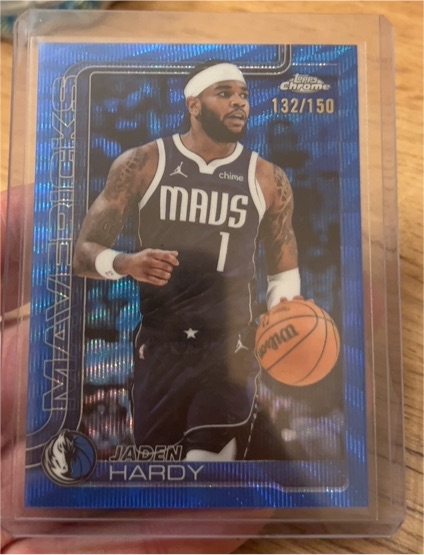 2025-26 Topps Chrome #132 Jaden Hardy — front