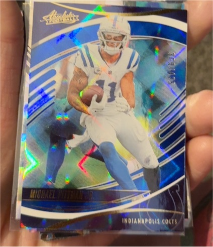 2025 Panini Absolute #31 Michael Pittman Jr. — front