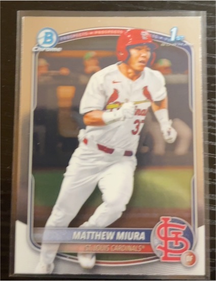 2025 Bowman Draft Chrome #BDC-57 Matthew Miura — front