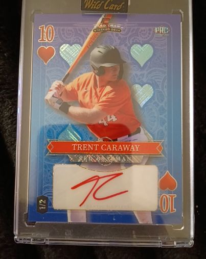 2024 Wild Card 5 Card Draw #10 Trent Caraway — front