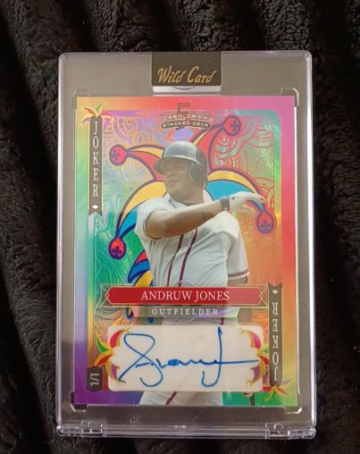 2024 Wild Card Stacked Deck JOKER Andruw Jones — front
