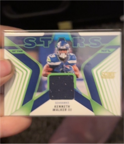 2025 Panini Score Stars of the NFL #SNJ-KWR Kenneth Walker III — front
