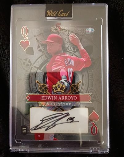 2024 Wild Card 5 Card Draw #Edwin Arroyo — front