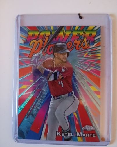 2025 Topps Chrome Power Players #PP-4 Ketel Marte — front
