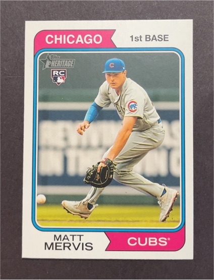 2023 Topps Heritage High Number #514 Matt Mervis — front