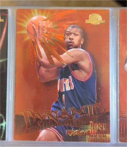 1995-96 Skybox Premium Dynamic #D4 Jalen Rose — front