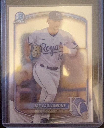 2025 Bowman Chrome #BCP-103 Jac Caglianone — front