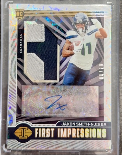 2023 Panini Illusions First Impressions #117 Jaxon Smith-Njigba — front