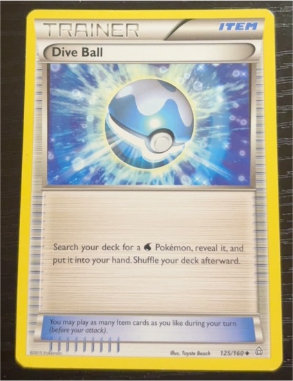 2015 Pokémon TCG Primal Clash #125 Dive Ball — front