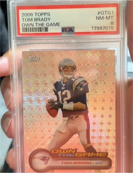 2006 Topps Own The Game #OTG1 Tom Brady — front