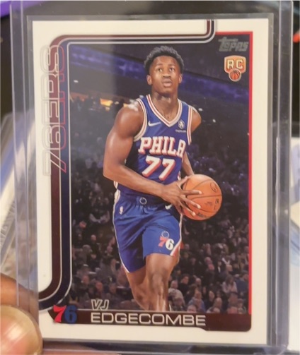 2025-26 Topps #203 VJ Edgecombe — front