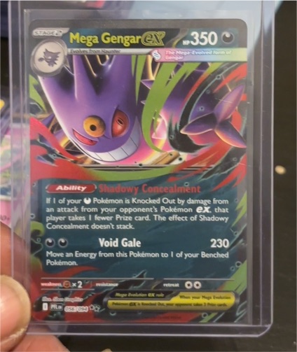 2025 Pokémon TCG Mega Gengar EX #56/94 — front