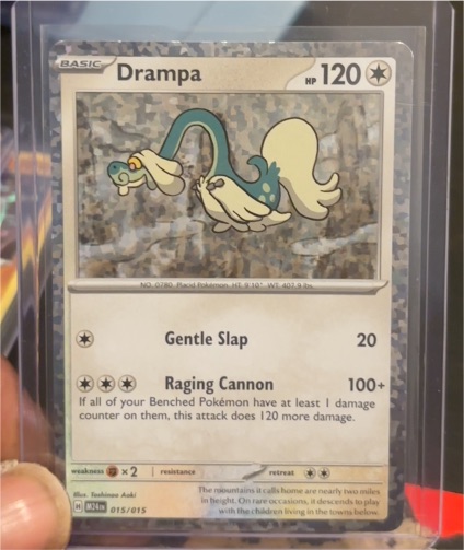 2024 Pokémon McDonald's Promo #015 Drampa — front