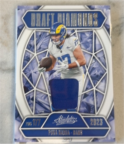 2025 Panini Absolute Draft Diamonds #DDJ-PNA Puka Nacua — front