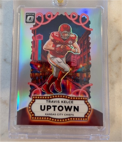 2025 Donruss Optic #22 Travis Kelce Uptown — front
