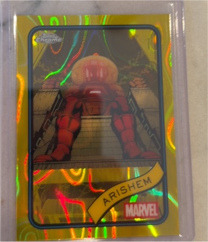 2025 Topps Chrome Marvel #75 Arishem — front