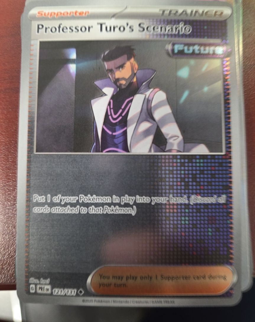 2023 Pokémon SV: Prismatic Evolutions #121 Professor Turo's Scenario — front