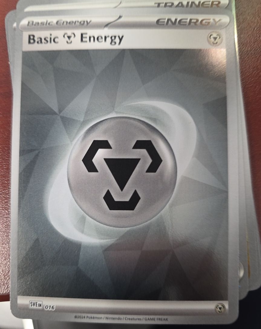 2024 Pokemon Scarlet & Violet SVE016 Basic Metal Energy — front