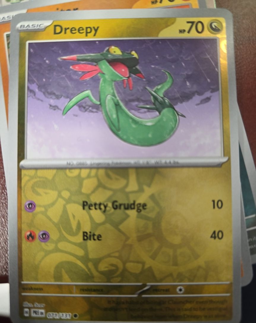 2021 SV Prismatic Evolutions #071 Dreepy — front