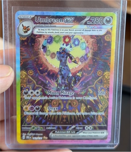 2025 Pokémon Pre En-Prismatic Evolutions #161 Umbreon EX — front