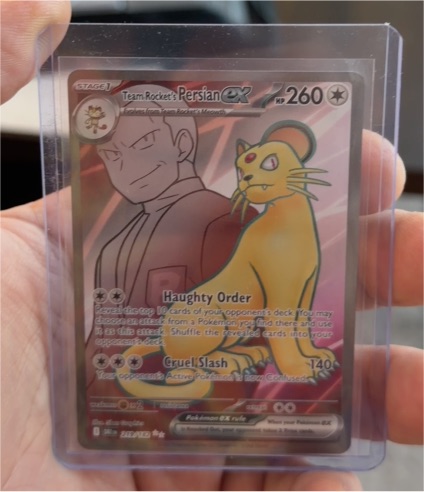 2023 Pokemon TCG SV10 Destined Rivals #219 Team Rocket's Persian ex — front